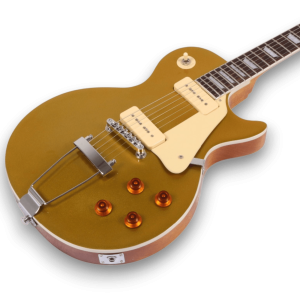 Custom Made Goldtop LP Style P90 Pickup Electric Guitar