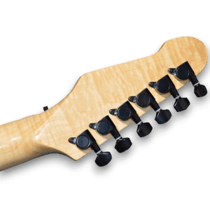 Custom Made The Yellow Tiger Electric Guitar - Image 6