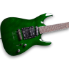 Custom Made Maple Burl Top Wood Emerald Green Electric Guitar