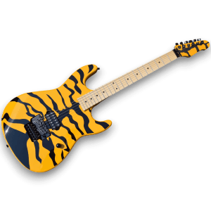 Custom Made The Yellow Tiger Electric Guitar - Image 2