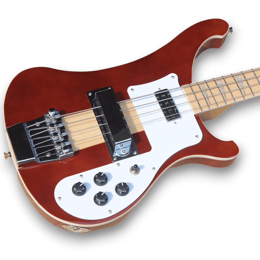 Custom Made 4003 Red Neck Thru Electric Bass
