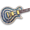 Custom Made Pearl & Abalone Font Electric Guitar