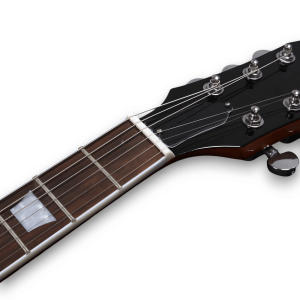 Custom Made Maple Top Wood Standard Sunburst with Pickguard Electric Guitar - Image 5
