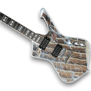 Custom Made Cracked Mirror Electric Guitar