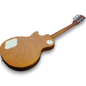 Custom Made Tiger Maple Top LP Style Trans Yellow Electric Guitar - Image 7