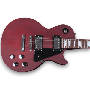 Custom Made Matt Finish LP Style Red Electric Guitar