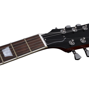 Custom Made Maple Top Wood Standard Sunburst Electric Guitar with Golden Knob - Image 4