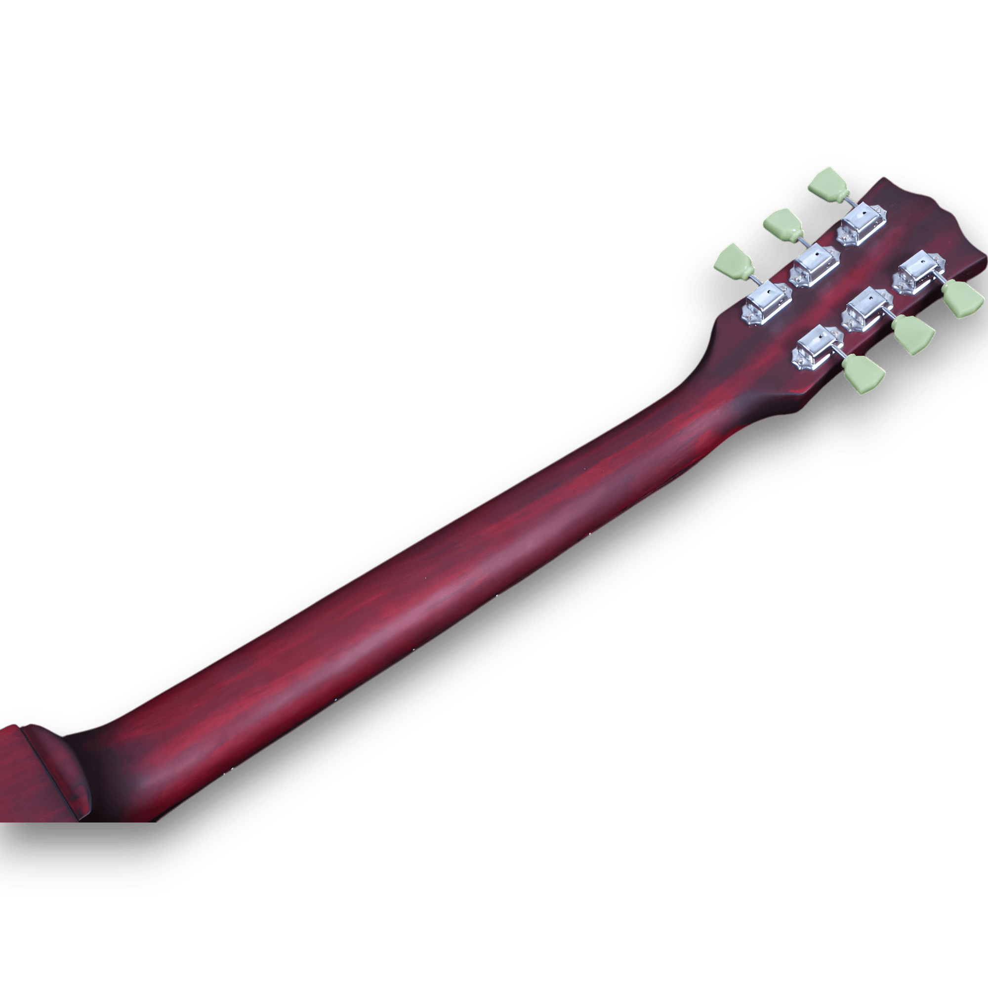 Custom Made Matt Finish LP Style Red Electric Guitar - Image 7