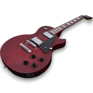 Custom Made Matt Finish LP Style Red Electric Guitar - Image 4