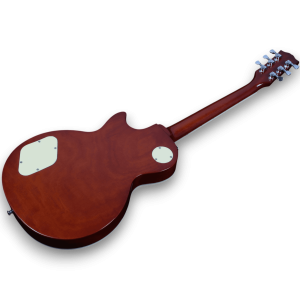 Custom Made Maple Top Wood Standard Sunburst Electric Guitar with Golden Knob - Image 6