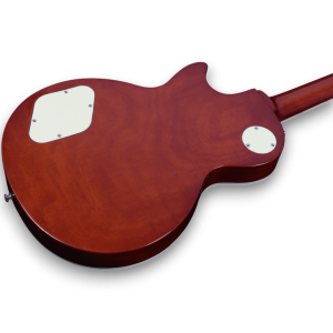 Custom Made Maple Top Wood Standard Sunburst Electric Guitar with Golden Knob - Image 5