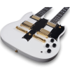 Custom Made 1275 White Double Neck Electric Guitar 12 & 6 Strings