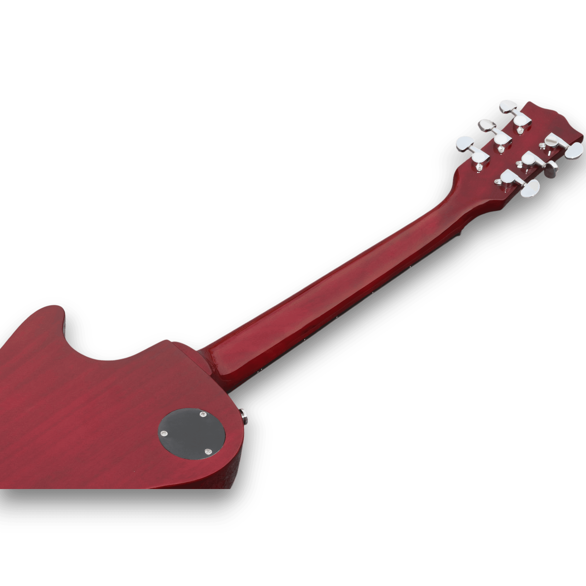 Custom Made LP Style Single Cutaway Maple Topwood with Red Stripe Electric Guitar - Image 6