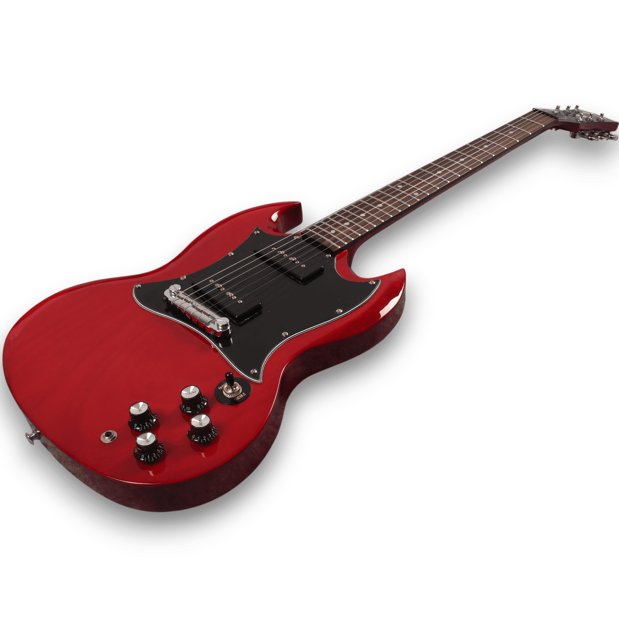 Custom Made SG Red with P90 Pickup Electric Guitar - Image 2