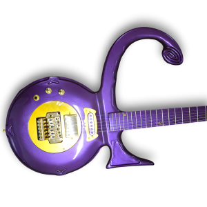 Custom Made Left Handed Purple Love Guitar