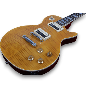 Custom Made Maple Top Wood Standard Tiger Burst Electric Guitar