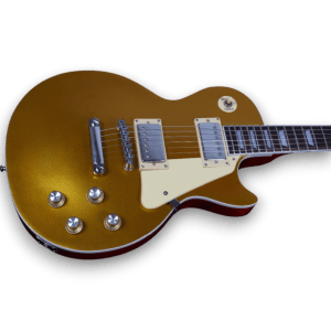 Custom Made Gold Top and Red Back Electric Guitar