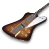 Custom Made Sunburst Firebird Style Flame Maple Top Electric Guitar
