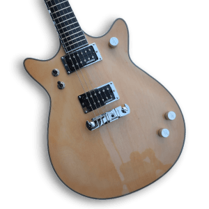 Custom Made Malcolm Young Style Natural Wood 6 Strings Electric Guitar