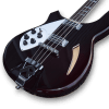 Custom Made Left Handed Dark Purple 4005 Style Semi-Hollow Body 4 Strings Electric Bass