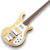 Custom Made Natural Wood Fretless 4003 Style 4 Strings Electric Bass