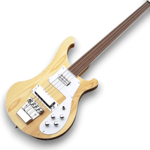 Custom Made Natural Wood 4003 Style 4 Strings Electric Bass