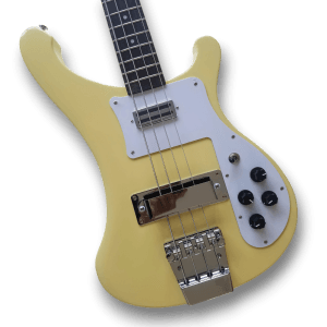 Custom Made Chris Squire 4001CS Style Cream Color 4 Strings Electric Bass