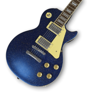 Custom Made Blue Sparkle LP Style Electric Guitar