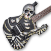 Custom Made George Lynch Skull and Bones Style Electric Guitar