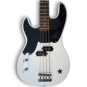 Custom Made Left Handed Squier Mike Dirnt Style Precision Electric Bass