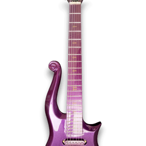 Custom Made Prince Style Metallic Purple Cloud Guitar - Image 2