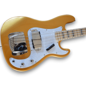 Custom Made Firemist Gold Jazz Bass 4 Strings Bass