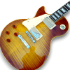 Custom Made Left Handed Midnight Sunset LP Style Flame Maple Top Electric Guitar