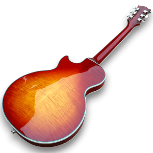 Custom Made Mojave Burst LP Style Flame Maple Top Electric Guitar - Image 5