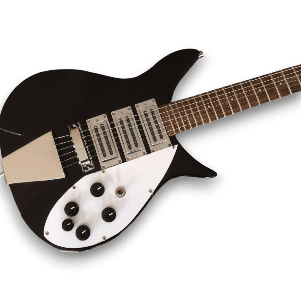 Custom Made Black 6 Strings Electric Guitar 325 Style