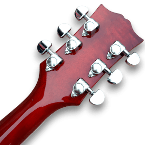 Custom Made Mojave Burst LP Style Flame Maple Top Electric Guitar - Image 6
