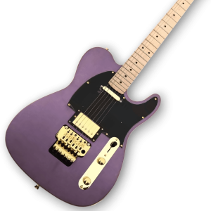 Custom Made Matte Metallic Purple Tele Style Electric Guitar