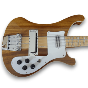 Custom Made Natural Wood 4003 Neck-Through-Body Electric Bass