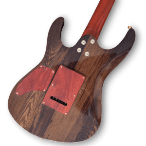 Custom Made Waterfall Burl Maple Carve Top Faded Trans Green Burst Finish Electric Guitar - Image 4