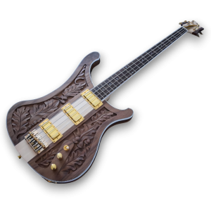 Custom Made Engrave Carved Lemmy Kilmister Style 4004LK Electric Bass