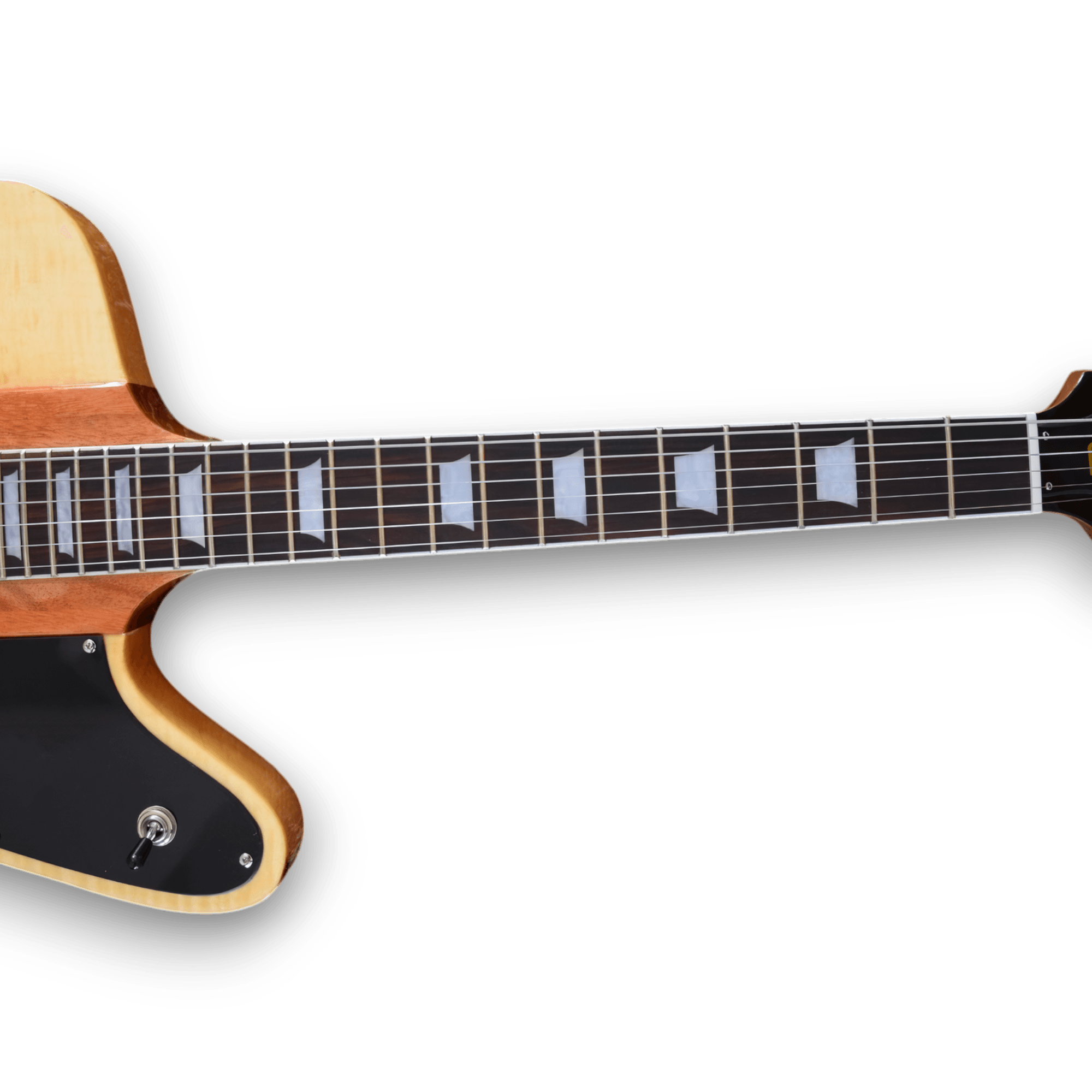 Custom Made Firebird Style Flame Maple Top Electric Guitar - Image 3
