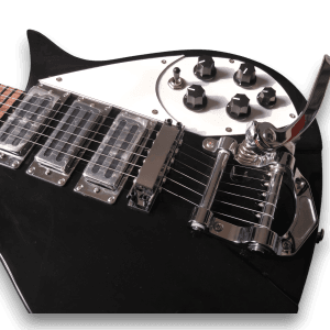 Custom Made Black 325 Style Standard Trmolo 6 Strings Electric Guitar - Image 2