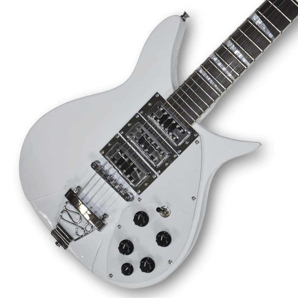 Custom Made 325 Style White 6 Strings Electric Guitar