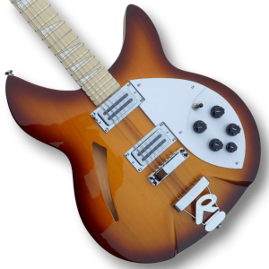 Custom Made 330/12 Style Sunburst 12 String Electric Guitar