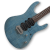 Custom Made Trans Blue Denim Flame Maple Top Electric Guitar