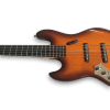 Custom Made Deluxe Sunburst Left Handed Jazz Style 5 Strings Bass
