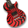 Custom Made Zakk Wylde LP Style Red Buzzsaw Electric Guitar