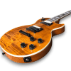 Custom Made Brown Tiger Maple Top LP Style Electric Guitar