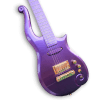 Custom Made Prince Style Metallic Purple Cloud Electric Guitar