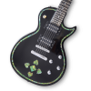 Custom Made Abalone Sapphire Heart Abalone Electric Guitar